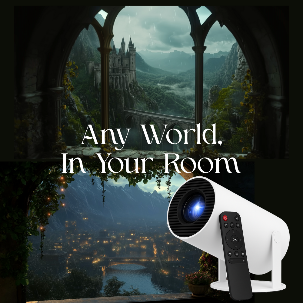 Portable Cinematic Projector Home Theatre