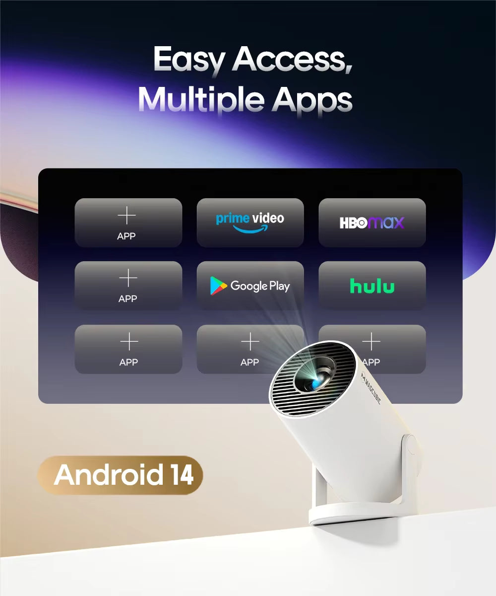 Portable Cinematic Projector Home Theatre